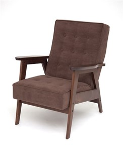 Кресло Ретро (темный тон / RS32 - коричневый) в Норильске