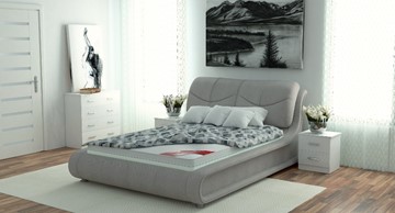 Двуспальная кровать с механизмом Сарма Сицилия 160х200 (с коробом) в Красноярске