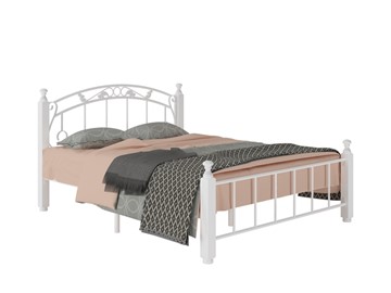 Двуспальная кровать Гарда 5, 160х200, белая в Красноярске