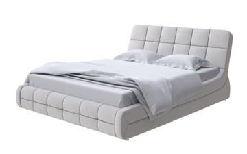 Кровать спальная Corso-6 200х200, Велюр (Ultra Серый камень) в Норильске