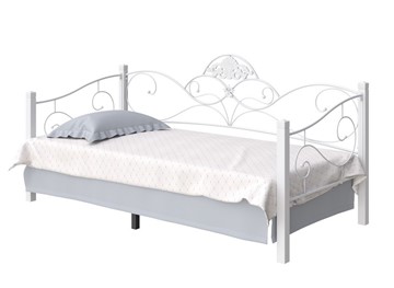 Кровать 1-спальная Garda 2R софа 90х200, белый в Норильске