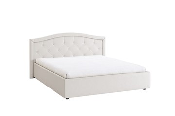 Спальная кровать Верона 1,6 белый (экокожа) в Норильске