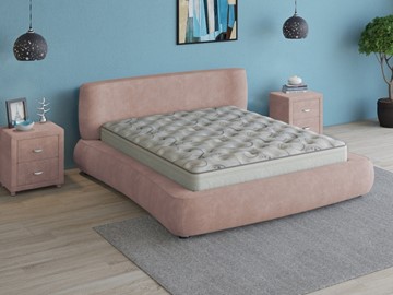 Двуспальная кровать Zephyr 180х200, (Велсофт Винтажный розовый) в Норильске