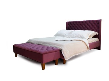 Кровать без механизма 2х-спальная Моника 2 с высокими ножками 2200х2150 мм в Красноярске
