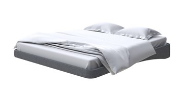 Парящая кровать 160х200, Рогожка (Savana Grey) в Норильске