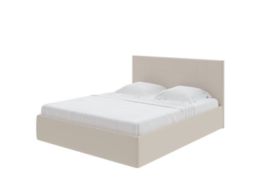 Двуспальная кровать с механизмом Alba 180х200, Рогожка (Savana Milk) в Норильске