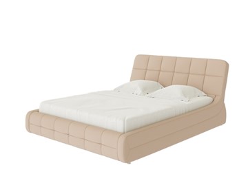 Двуспальная кровать Corso-6 160х200, Рогожка (Тетра Имбирь) в Норильске
