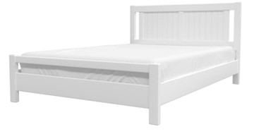 Полуторная кровать Ванесса из массива сосны (Белый Античный) 140х200 в Норильске