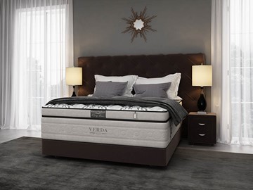 Спальная кровать Style/Podium M 160х200, Флок (Велсофт Спелая слива) в Норильске