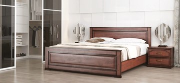 Двуспальная кровать СВ-Стиль Стиль 2, 160х190 с основанием в Норильске