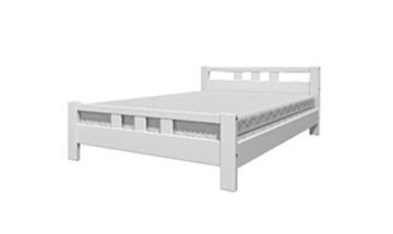 Односпальная кровать Вероника-2 (Белый Античный) 90х200 в Норильске