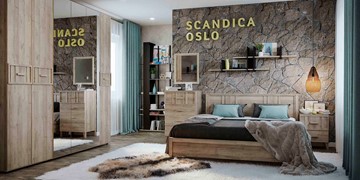 Спальный гарнитур SCANDICA OSLO №1 в Норильске