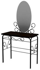Дамский столик черный, венге в Норильске