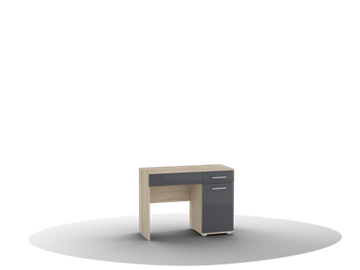 Косметический стол Silvia, Ст-01, цвет фасада антрацит в Норильске