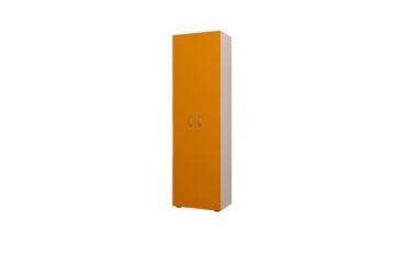 Детский 2-дверный шкаф 600 ДО Млечный дуб, Оранжевый в Норильске