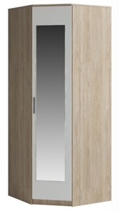 Шкаф Genesis Светлана, с зеркалом, белый/дуб сонома в Норильске