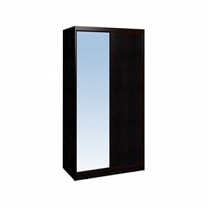 Шкаф 2-х дверный 1200 Домашний Зеркало/ЛДСП, Венге в Норильске