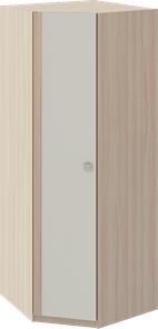 Шкаф угловой Глэдис М21 (Шимо светлый/Белый текстурный) в Норильске