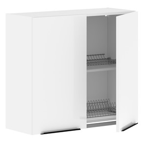 Кухонный шкаф с посудосушителем IBIZA Белый MHSU 8072.1P (800х320х720) в Норильске