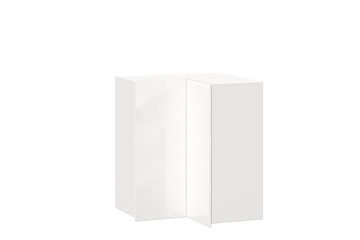 Шкаф кухонный угловой Шервуд, ЛД 281.500.000.169, белый/белый глянец в Норильске