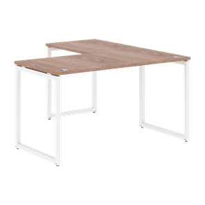 Письменный стол угловой левый XTEN-Q Дуб-сонома- белый XQCT 1415 (L) (1400х1500х750) в Норильске