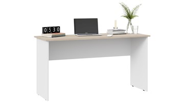 Офисный стол Тип 14, 1400 (Дуб Сонома/Белый Ясень) в Норильске