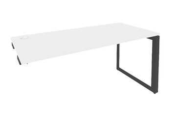Стол приставка O.MO-SPR-4.8 Антрацит/Белый бриллиант в Норильске