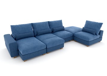 П-образный диван V-10-M П (П1+Д4+Д2+УС+ПС), Memory foam в Норильске