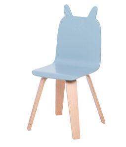 Детский стул Зайчик  голубой в Норильске