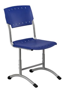 Детский стул регулируемый Отличник.3 5-7, Синий RAL 5002/Светло-серый в Норильске