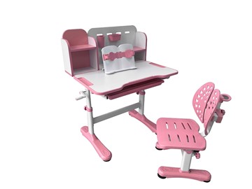 Парта растущая и стул Vivo Pink FUNDESK в Норильске
