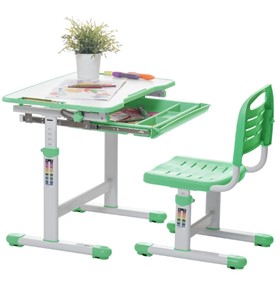 Детский стол-трансформер SET Holto-2А зеленый в Норильске