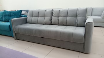 Прямой диван Татьяна 5 БД Граунд 05 серый в Норильске