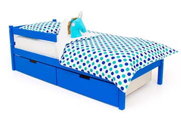 Детская кровать Skogen classic синяя в Норильске