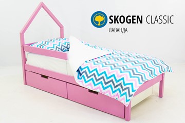 Кровать-домик детская мини Skogen лаванда в Норильске