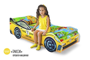 Кровать-машина детская Такси в Красноярске - предосмотр 1
