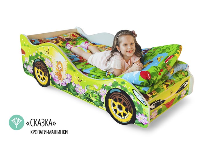 Детская кровать-машина Сказка в Красноярске - изображение 4