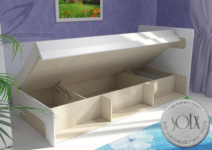 Детская кровать с механизмом Палермо-Юниор без вставок в Норильске - изображение 2
