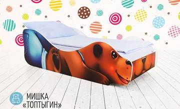 Детская кровать-зверенок Мишка-Топотыгин в Норильске