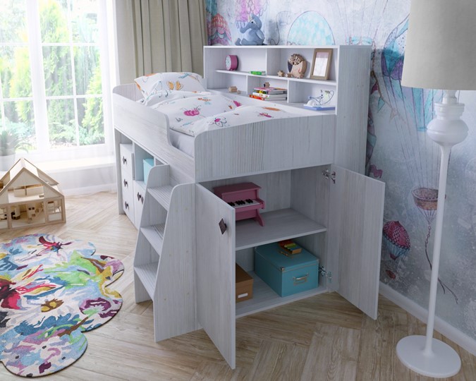 Детская кровать-чердак Малыш-5, цвет Винтерберг в Норильске - изображение 6