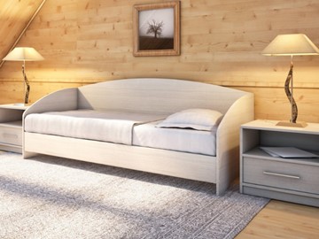 Подростковая кровать Этюд Софа, 90х200, ясень шимо светлый в Норильске