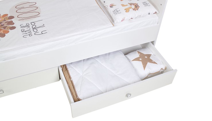 Кровать детская Фея 1100 Белый в Норильске - изображение 10