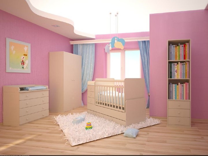 Детская кровать Фея 1100 Слоновая кость в Красноярске - изображение 3