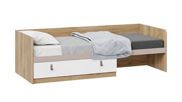 Кроватка Марвин ТД-345.12.01 (Глиняный серый/Белый/Яблоня Беллуно) в Норильске