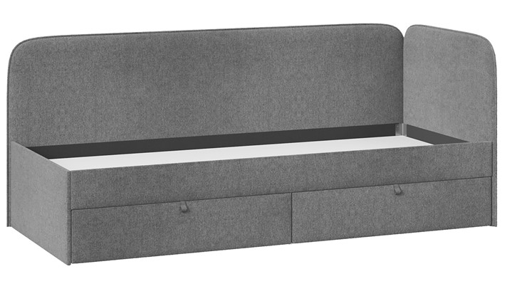 Подростковая кровать Молли тип 1 (90), Микровелюр Scandi Graphite 22 в Норильске - изображение 2