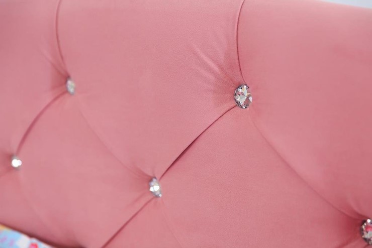Детская кровать односпальная Звездочка с бортиком, Розовый в Красноярске - изображение 5