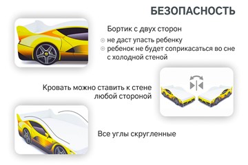 Детская кровать-машина Ferrari в Красноярске - предосмотр 6
