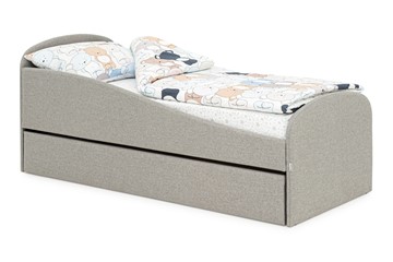 Детская кровать с ящиком Letmo халва (рогожка) в Норильске