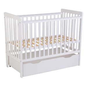 Кроватка для новорожденных POLINI Kids Simple 310-03 Белый в Красноярске