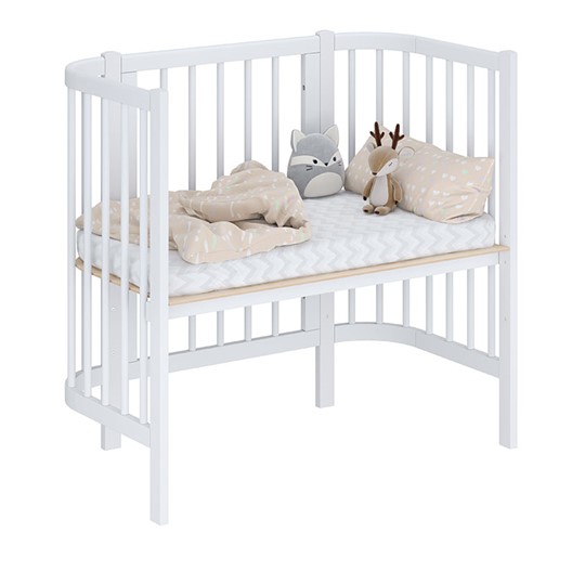 Приставная кровать POLINI Kids Simple 105 Белый в Норильске - изображение 1
